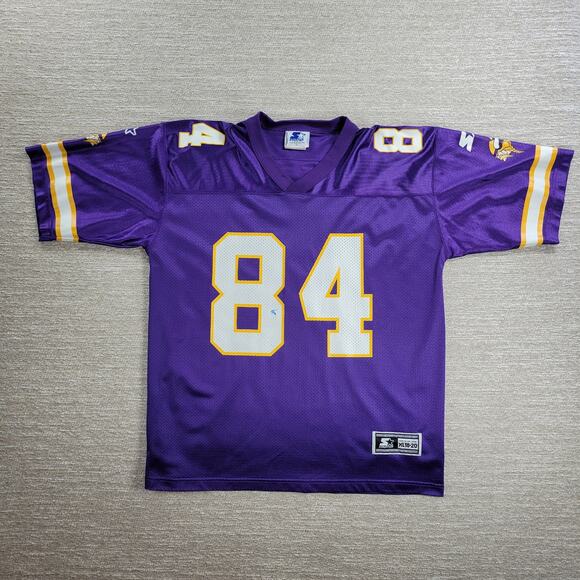 Vintage Starter Randy Moss #84 Minnesota Vikings Jersey Youth XL 18-20 1999 NFL - Picture 2 of 16